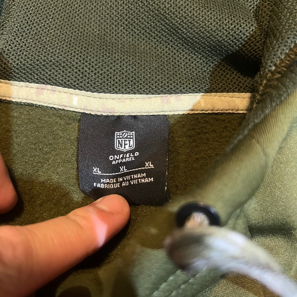 Nike NFL San Francisco 49ers Salute to Service Therma-FIT Hoodie Mens XL Olive - Picture 3 of 9